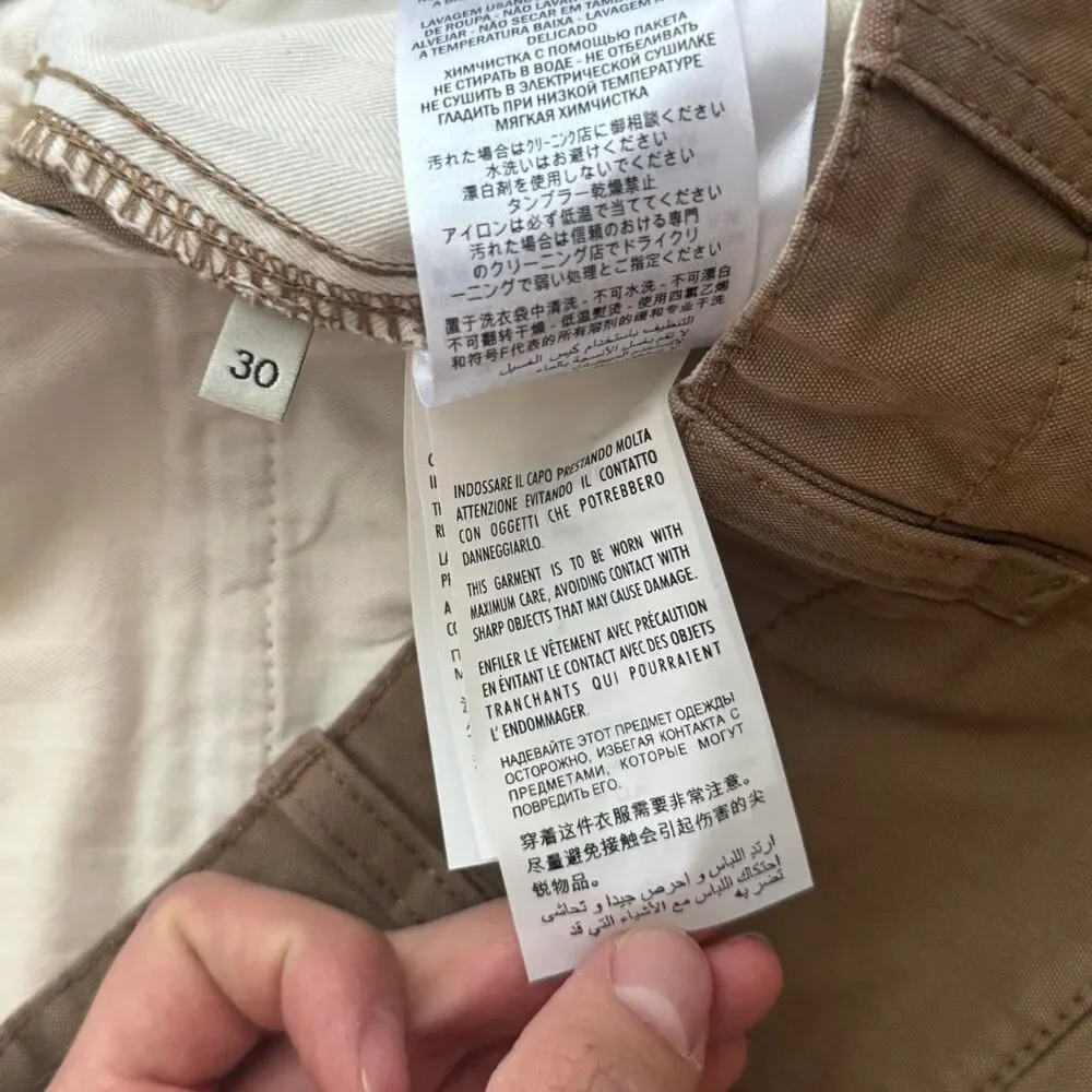 Gucci Men's Tan and Brown Trousers